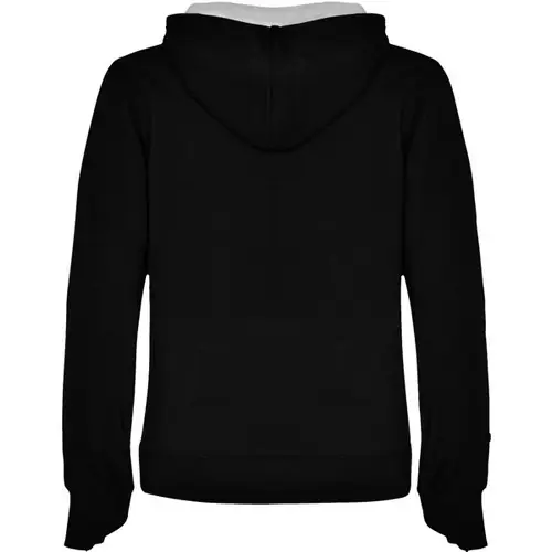 SUDADERA MUJER CON CAPUCHA URBAN WOMAN REF SU1068 ROLY - Back Negro Gris Vigore
