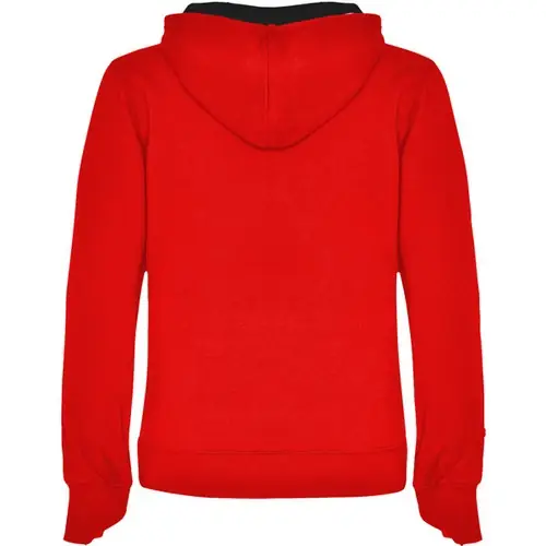 SUDADERA MUJER CON CAPUCHA URBAN WOMAN REF SU1068 ROLY - Back Rojo Negro