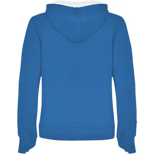 SUDADERA MUJER CON CAPUCHA URBAN WOMAN REF SU1068 ROLY - Back Royal Blanco