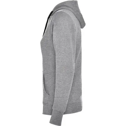 SUDADERA MUJER CON CAPUCHA URBAN WOMAN REF SU1068 ROLY - Left Gris Vigore Negro