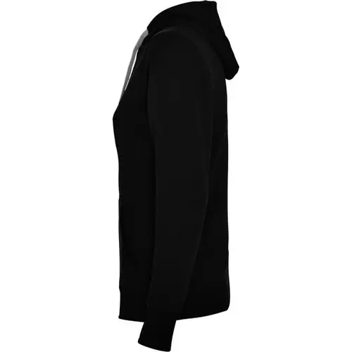 SUDADERA MUJER CON CAPUCHA URBAN WOMAN REF SU1068 ROLY - Left Negro Gris Vigore
