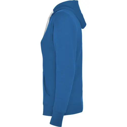 SUDADERA MUJER CON CAPUCHA URBAN WOMAN REF SU1068 ROLY - Left Royal Blanco