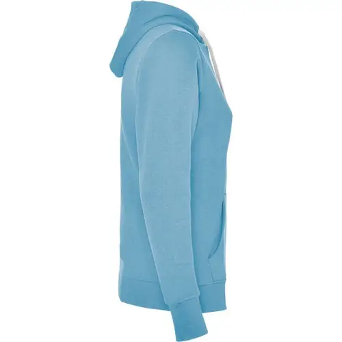 SUDADERA MUJER CON CAPUCHA URBAN WOMAN REF SU1068 ROLY - Right Celeste Blanco
