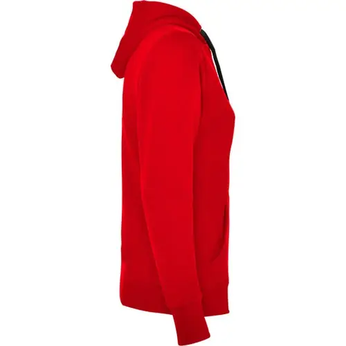 SUDADERA MUJER CON CAPUCHA URBAN WOMAN REF SU1068 ROLY - Right Rojo Negro