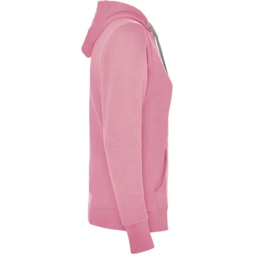 SUDADERA MUJER CON CAPUCHA URBAN WOMAN REF SU1068 ROLY - Right Rosa Claro Gris Vigore