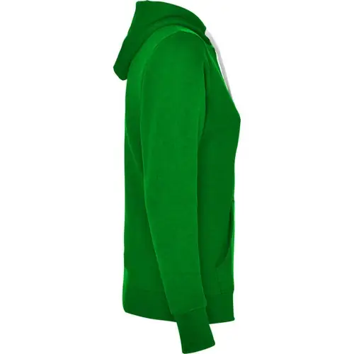 SUDADERA MUJER CON CAPUCHA URBAN WOMAN REF SU1068 ROLY - Right Verde Kelly Blanco