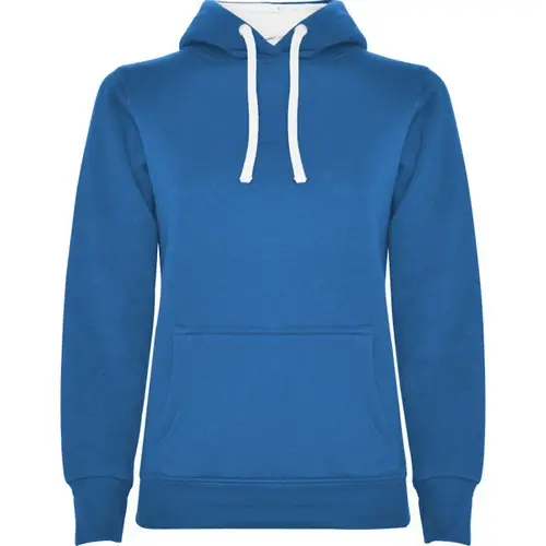 SUDADERA MUJER CON CAPUCHA URBAN WOMAN REF SU1068 ROLY - Royal Blanco