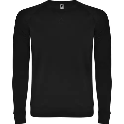 SUDADERA ALGODÓN DE MANGA RANGLÁN ANNAPURNA REF SU1104 - Negro