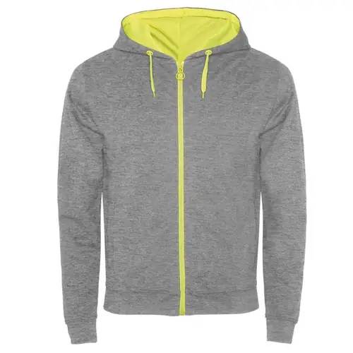 CHAQUETA DE FELPA NO PERCHADA FUJI REF SU1105 ROLY - Gris Amarillo Fluor