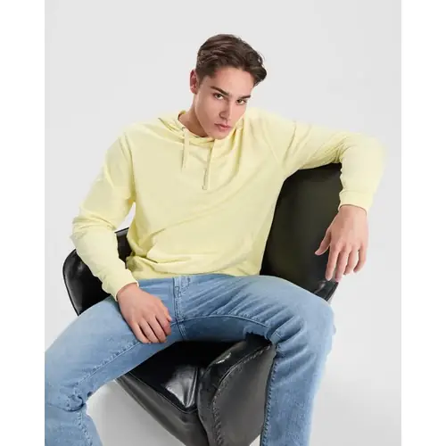 comprar sudadera kenia ref su2204 - 01 Amarillo Sweet Lavado