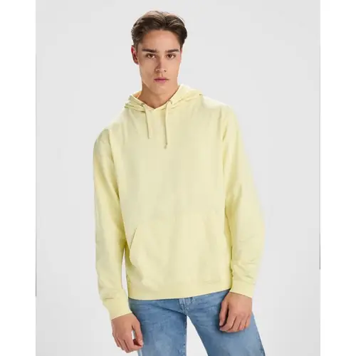 comprar sudadera kenia ref su2204 - Amarillo Sweet Lavado