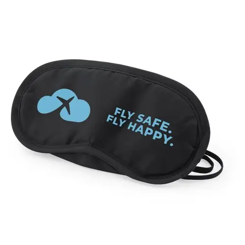 máscara antifaz de viaje realizada en suave microfibra ref ta8200 - Negro 02 Negro