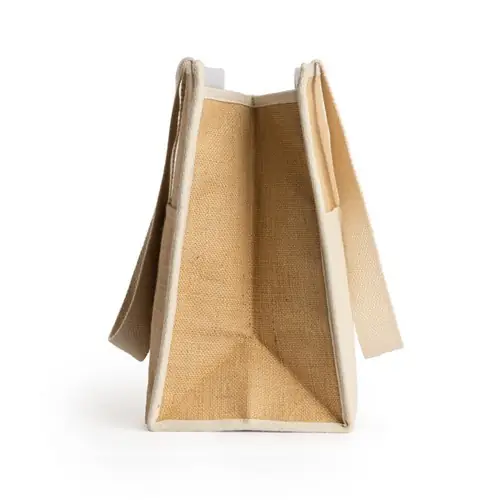 BOLSA NEVERA DE YUTE LAMINADO VENICE REF TB7161 ROLY - 02 Crudo