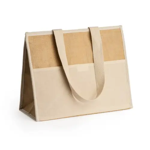 BOLSA NEVERA DE YUTE LAMINADO VENICE REF TB7161 ROLY - Crudo