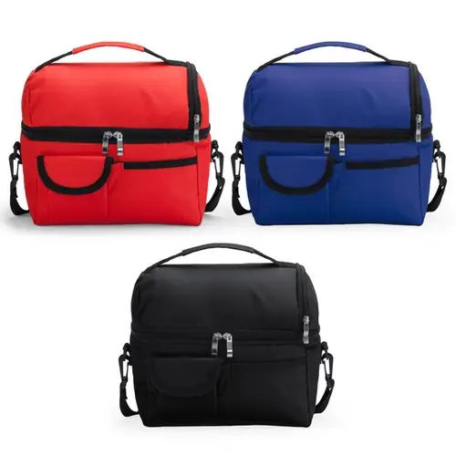 NEVERA MULTIUSOS DE POLIÉSTER 600D GRULLA REF TB7605 - 03 Rojo