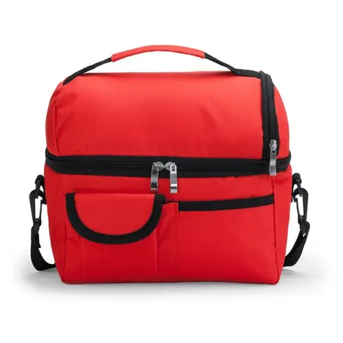 NEVERA MULTIUSOS DE POLIÉSTER 600D GRULLA REF TB7605 - Rojo Back Rojo