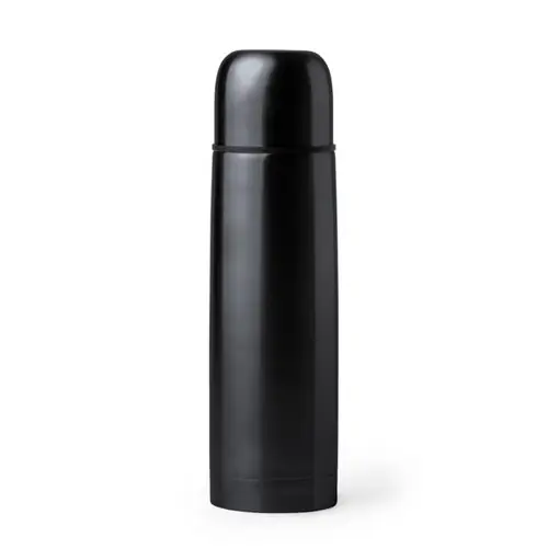 termo de acero inoxidable 304 con doble pared en acabado brillo ref te4123 - Negro