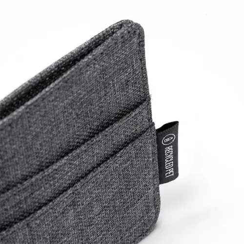 tarjetero de poliéster reciclado rpet con diseño vigoré ref tt1146 - 01 Gris Vigore