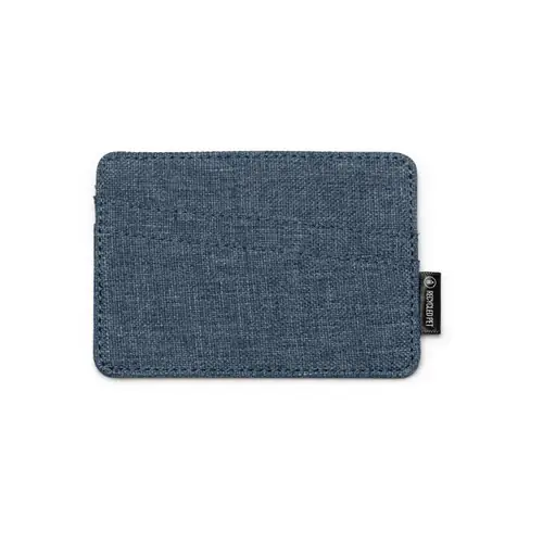 tarjetero de poliéster reciclado rpet con diseño vigoré ref tt1146 - Denim Vigore