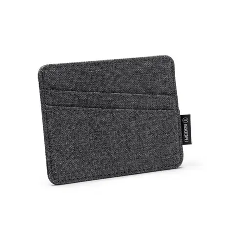 tarjetero de poliéster reciclado rpet con diseño vigoré ref tt1146 - Gris Vigore