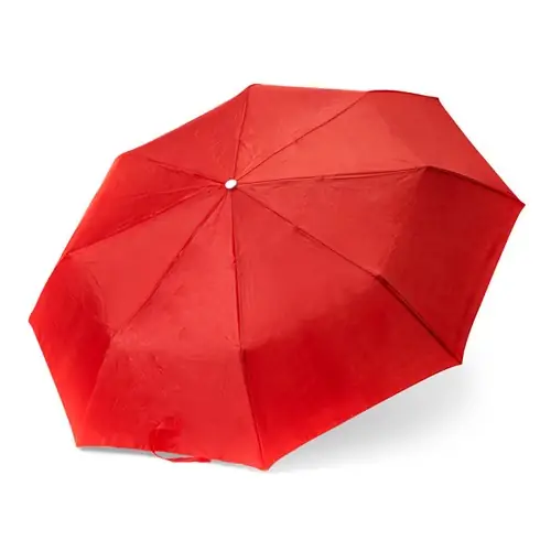 paraguas plegable con funda a juego ref um5606 - 02 Rojo
