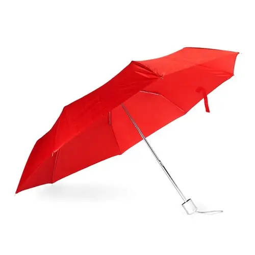 paraguas plegable con funda a juego ref um5606 - Rojo
