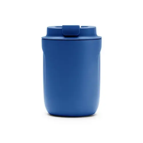 vaso térmico de acero inoxidable 304 de doble pared con tapa en pp ref va1241 - Royal