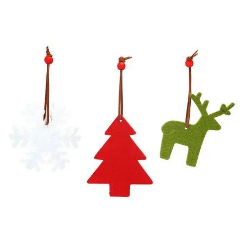 adorno navideño de fieltro ref xm1302 - 03 Reno
