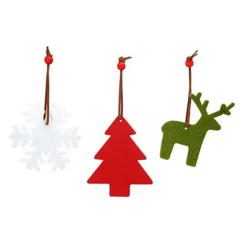 adorno navideño de fieltro ref xm1302 - Arbol