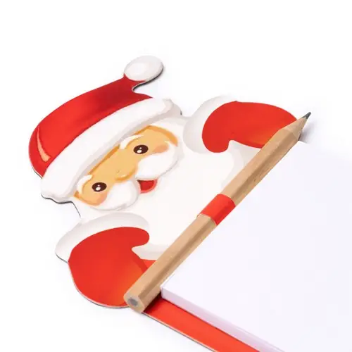 imán con motivo navideño de papa noel ref xm1304 - 02 Rojo
