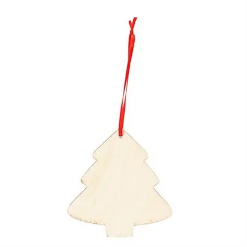 adorno navideño de madera disponible en cuatro diseños estrella árbol copo de nieve y bola ref xm1305 - Arbol