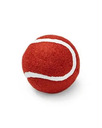Pelota para mascotas en resistente goma y tejido reforzado