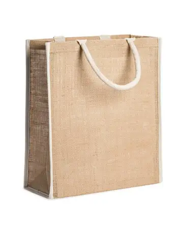 Bolsa de yute natural laminado koper