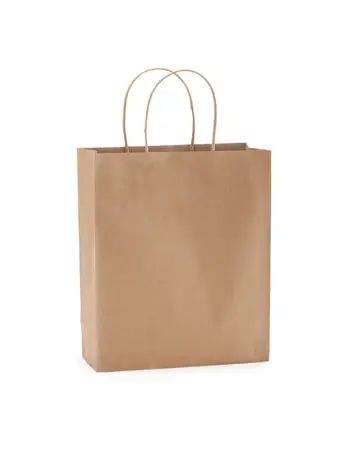 Bolsa de papel en acabado natural arce