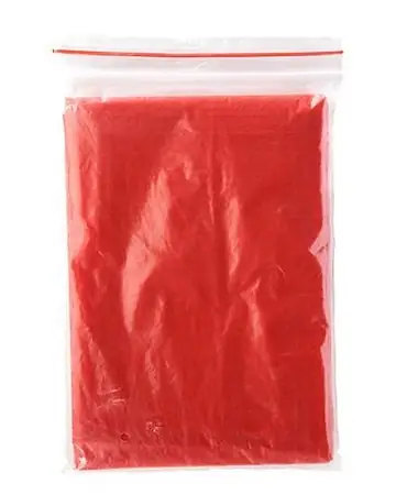 Poncho para lluvia transparente shaka
