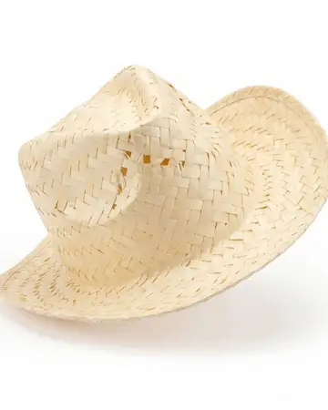 Sombrero elaborado de forma artesanal en paja natural