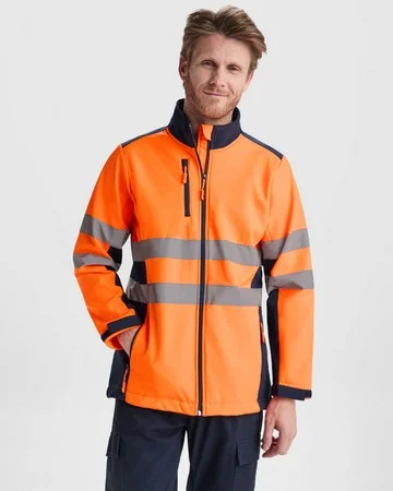 Softshell bicolor alta visibilidad antares
