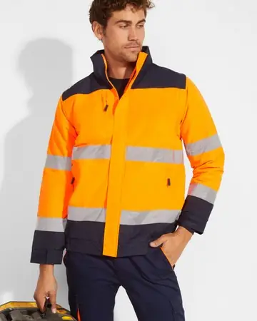 Parka acolchada de alta visibilidad epsylon