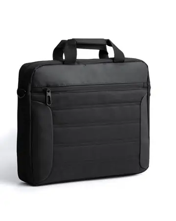 Portadocumentos acolchado para portátil de pu leather