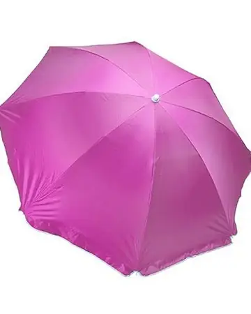 Sombrilla de playa de 8 paneles realizada en resistente nylon con protección uv
