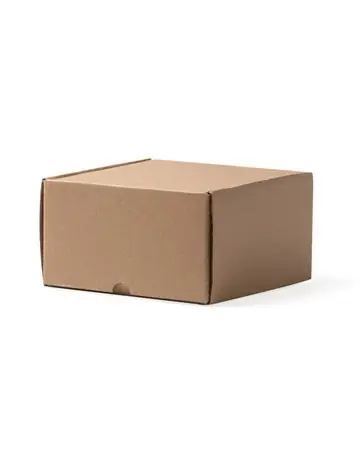 Caja de presentación de tamaño mediano diseñada para empaquetar y presentar regalos