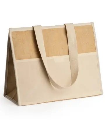 Bolsa nevera de yute laminado venice