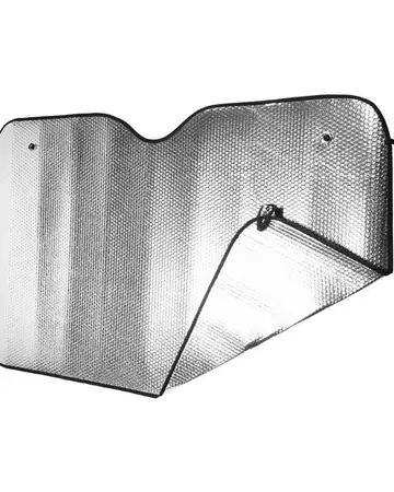 Cubre volante redondo con capa frontal de aluminio y parte trasera de espuma blanca