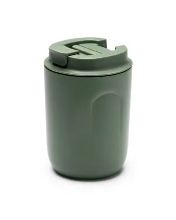 Vaso térmico de acero inoxidable 304 de doble pared con tapa en pp
