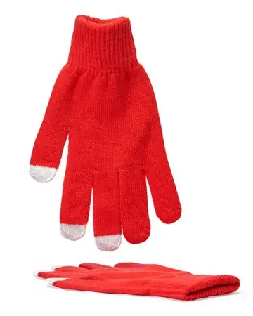 Guantes con dedos pulgar